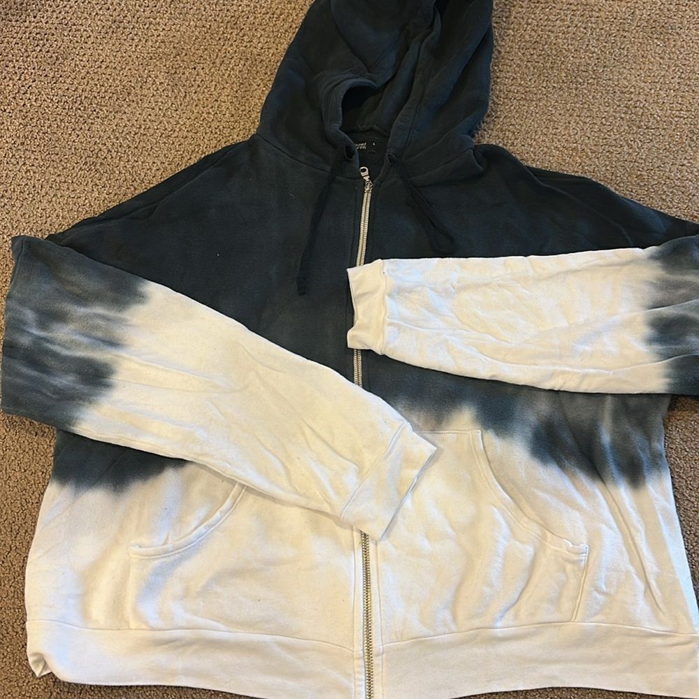 Michael Lauren Women’s Black & White Ombre Sweatshirt & Joggers Set - Size L - Picture 2 of 10